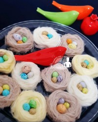 بیسکوئیت پشمک یلدایی