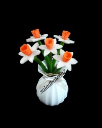 گل نرگس با ترب