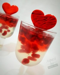 ژله حباب دار اناری