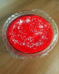 پودینگ و ژله هندوانه توپک هویج