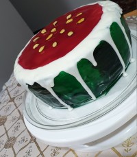 کیک هندوانه (مخصوص یلدا)