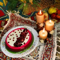 ژله اناری یلدا...