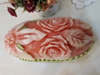 حکاکی هندوانه و کدو