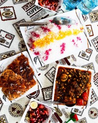 پلو با قرمه سبزی تبریزی