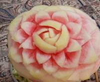 حکاکی هندوانه برای اولین بار