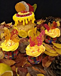 کاپ کیک پرتقالی