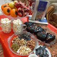 سفره ساده شب یلدا