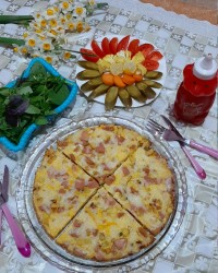 پیتزا تخم مرغی?