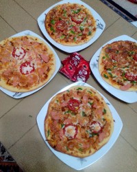 پیتزا خونگی....یه شام دورهمی