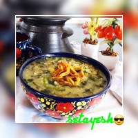 شله اسفناج (آش اسفناج)