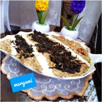 کشک بادمجونِ کبابی? ژله باشیر