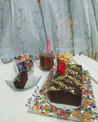 کیک چای با کرم چای