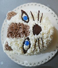 کیک به شکل گربه