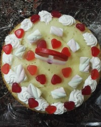 کیک و ژله تولد دخترم