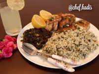 ماهی ازون برون با سس پیاز عطری