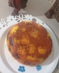 ته چین لوبیاسبز باگوشت چرخکرده