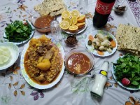 ابگوشت دورهمی ناهار روز جمعه منزل مادرجان