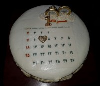 کیک تقویم دار...