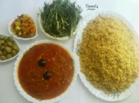 گندم پلو جنوبی / خورش ماهی مؤتو