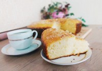 کیک اسفنجی کنجدی