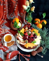 کیک دابل چاکلت