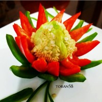 گل بافلفل دلمه