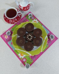 کیک فنجونی شکلاتی