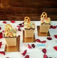 پودینگ کدو حلوایی با نشاسته