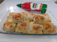 کرپ مرغ و قارچ