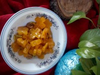 مربای کدو تنبل با آهک