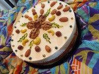 چیز کیک مغزدار