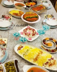 میز شام من برای مهمونام