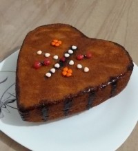 کیک خیس کاراملی با سس کارامل