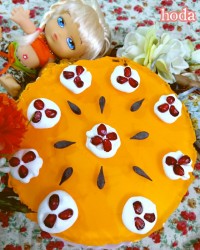 چیز کیک پرتقالی