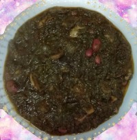 خورش قرمه سبزی با قارچ