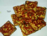 پیتزا با نان تُست