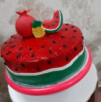 کیک هندوانه ویژه یلدا