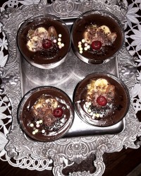 پودینگ شکلات خامه ای