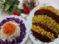 عدس پلو با سویا