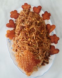 ماکارونی من منزل مادر عزیزم