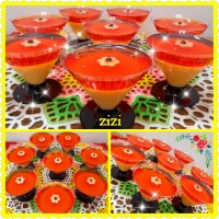 دسر کاسترد و ژله