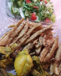 سیبزمینی سوخاری بامرغ