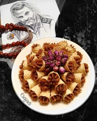 حلوا قالبی شیره انگور
