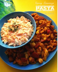 پاستا با سوسیس