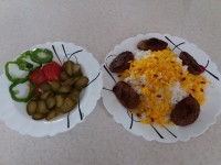 ناهار دونفری من و پسرم