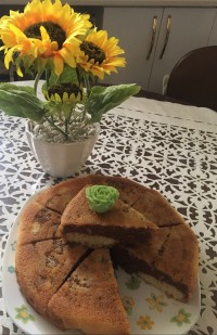 کیک دو لایه ی من