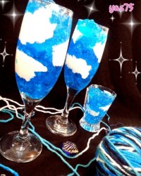 ژله آسمان ابری