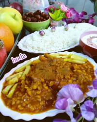 خورش قیمه پلو