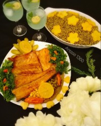 شوید پلو ماهی