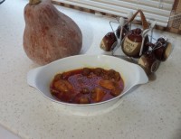 خورشت آلو با مرغ